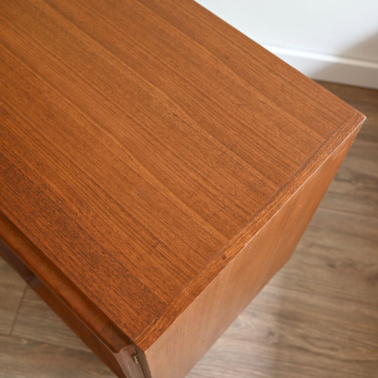 Mid Century Teak Sideboard LP Record Cabinet by Chiswell