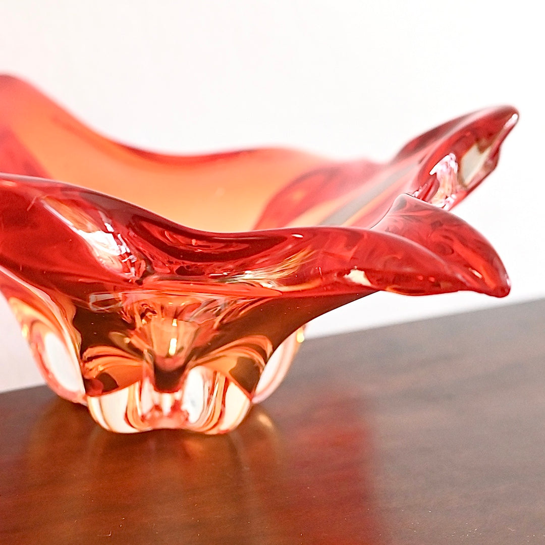 Mid Century Art Glass Bowl
