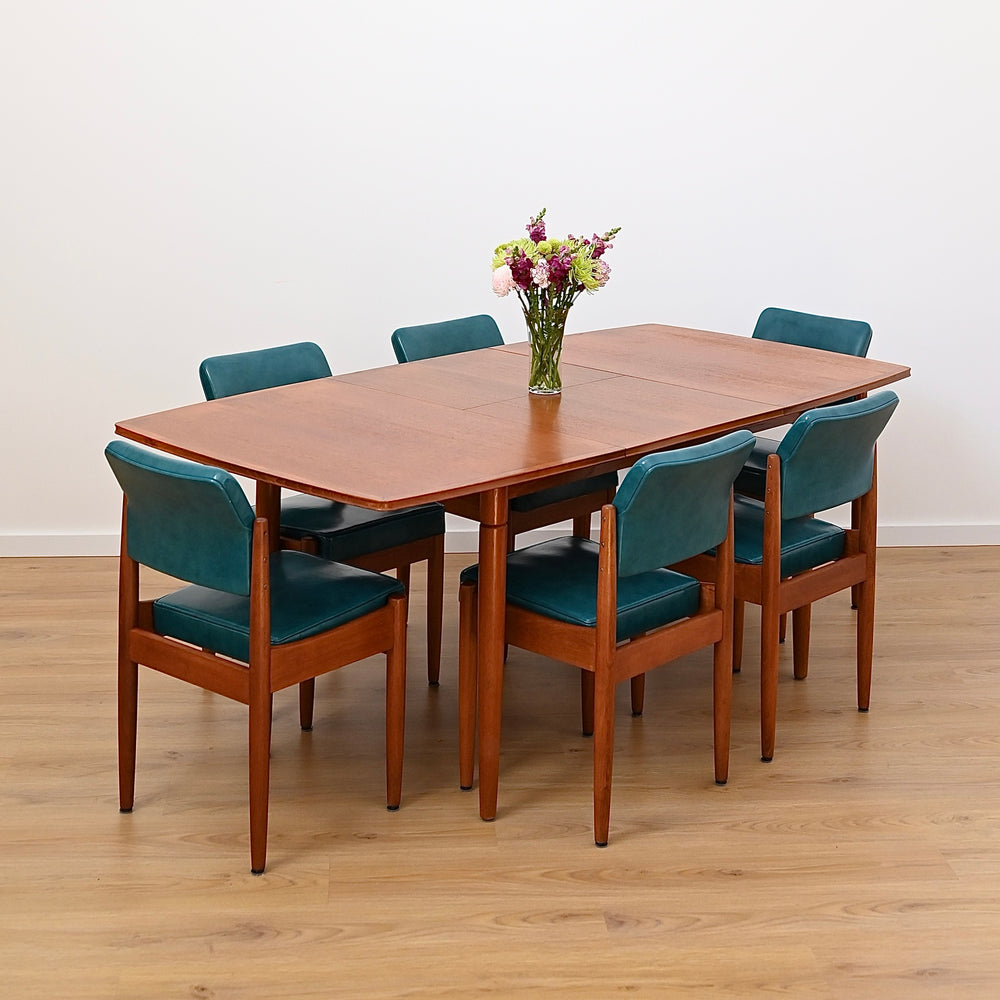 Mid Century Teak Extendable Dining Table by Chiswell