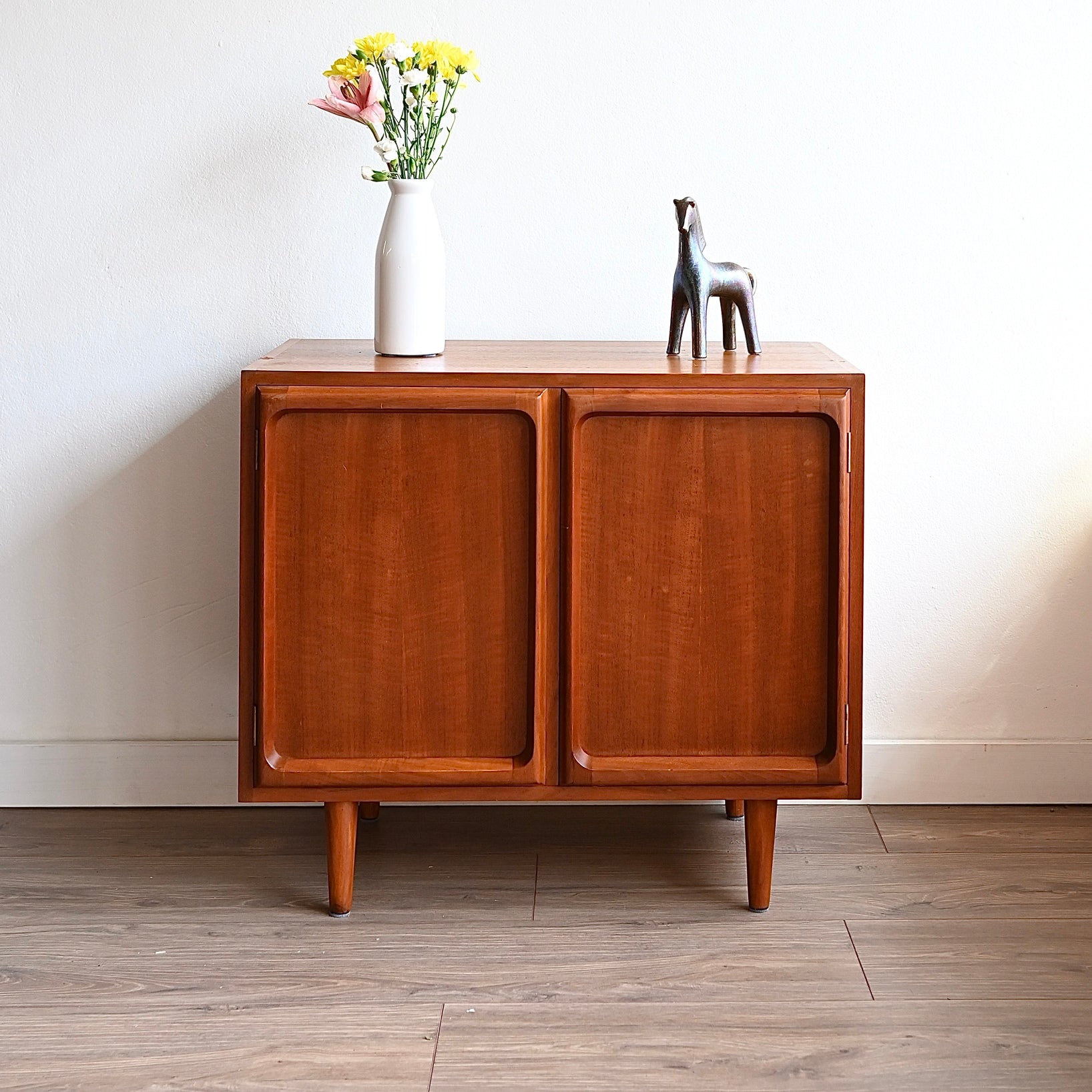 Mid Century Teak Sideboard LP Record Cabinet by Chiswell