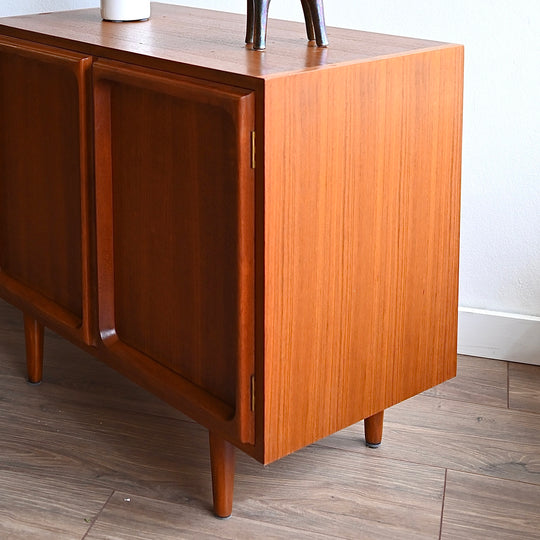Mid Century Teak Sideboard LP Record Cabinet by Chiswell