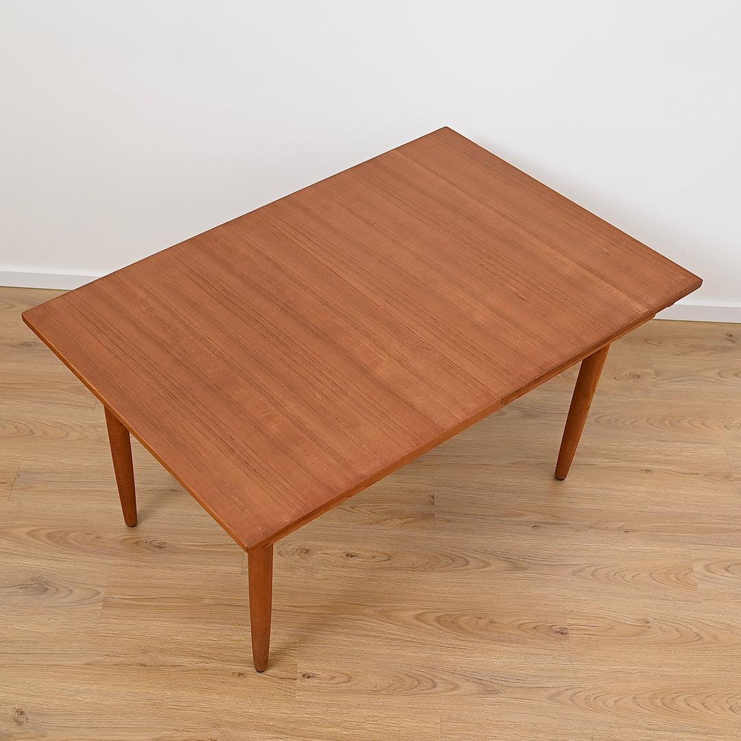 Mid Century Teak Double Extendable Dining Table by Chiswell