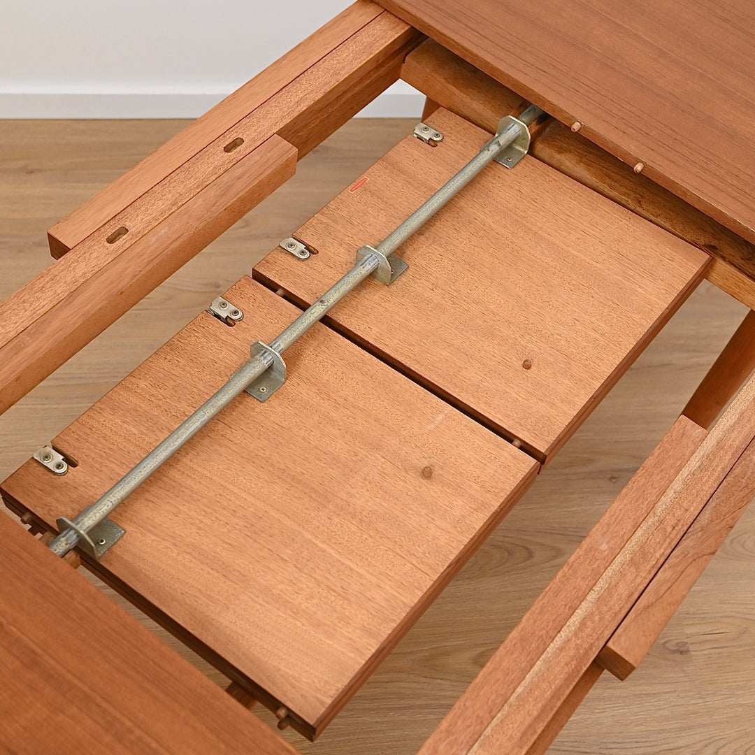 Mid Century Teak Double Extendable Dining Table by Chiswell