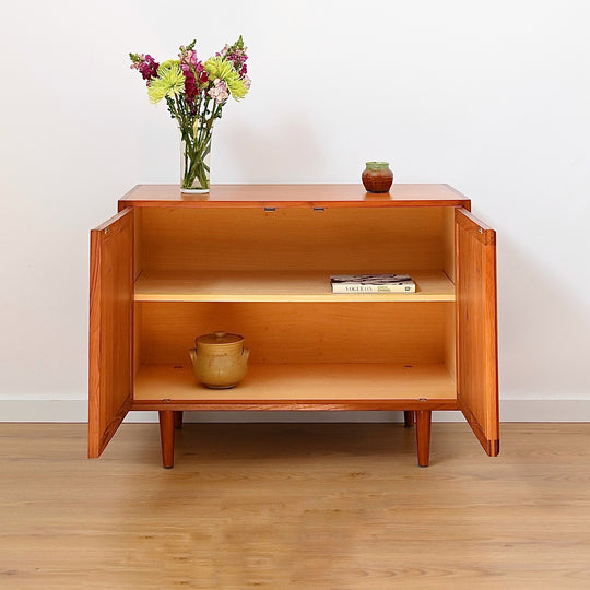 Parker Teak Mid Century Sideboard Record LP Cabinet
