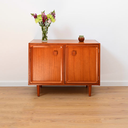 Parker Teak Mid Century Sideboard Record LP Cabinet