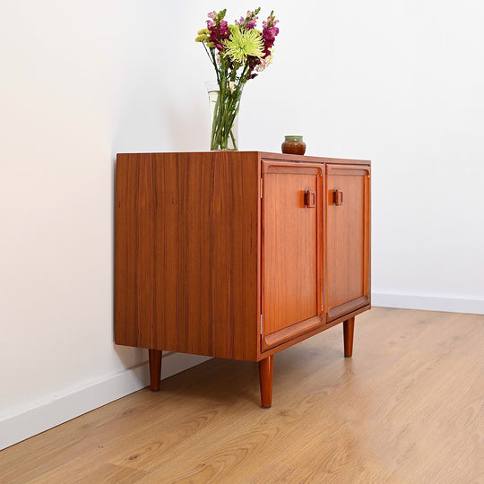 Parker Teak Mid Century Sideboard Record LP Cabinet