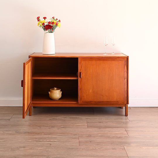 Parker Teak Mid Century Sideboard LP Record Cabinet