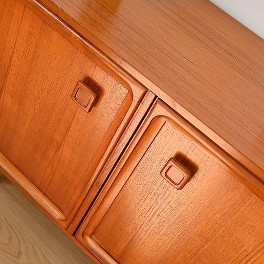 Parker Teak Mid Century Sideboard Record LP Cabinet