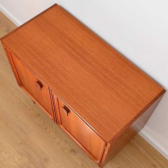 Parker Teak Mid Century Sideboard Record LP Cabinet