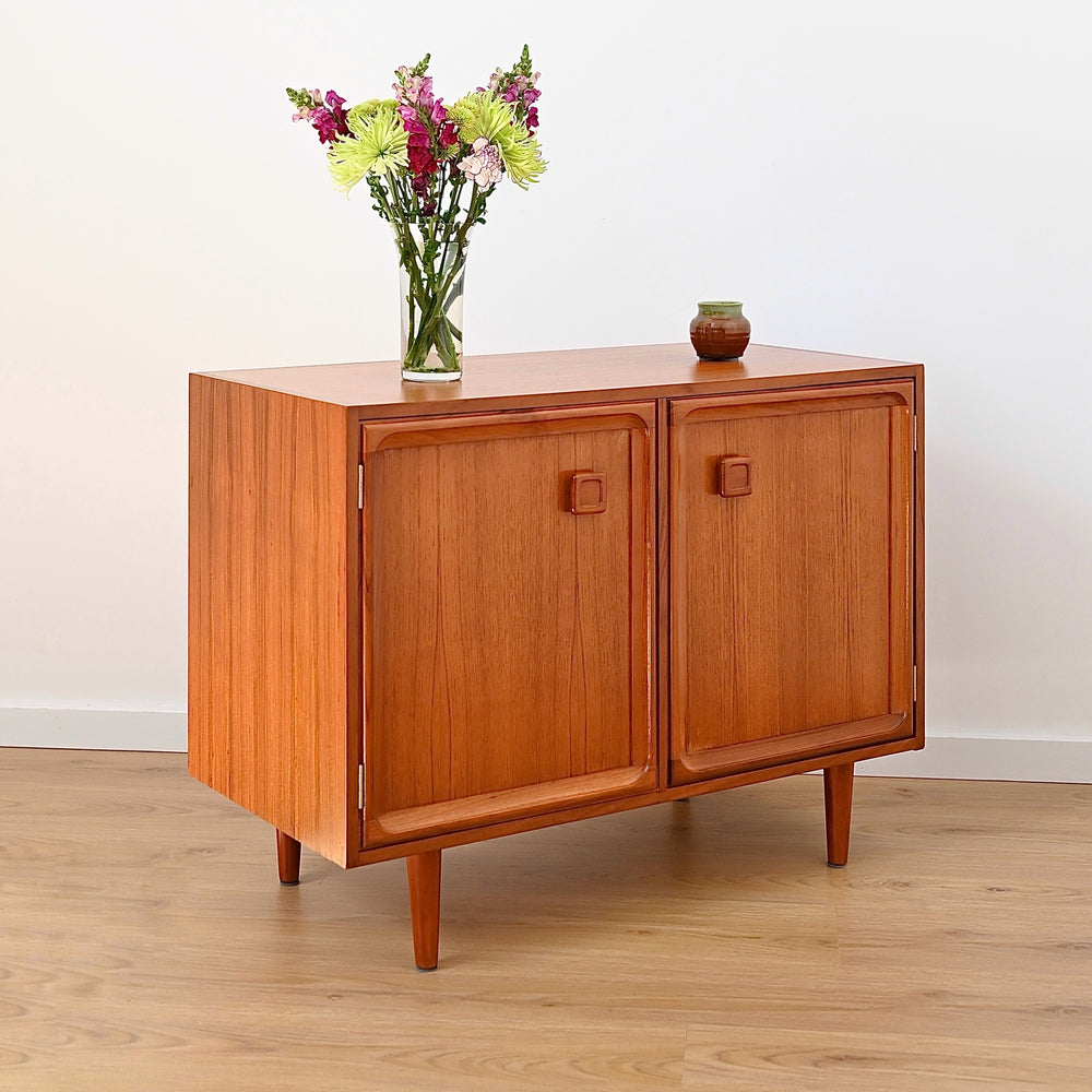 Parker Teak Mid Century Sideboard Record LP Cabinet