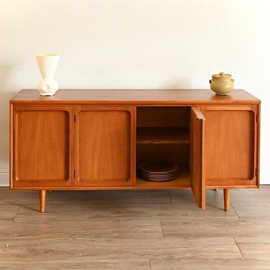 Mid Century Teak Sideboard LP Record Cabinet by Chiswell