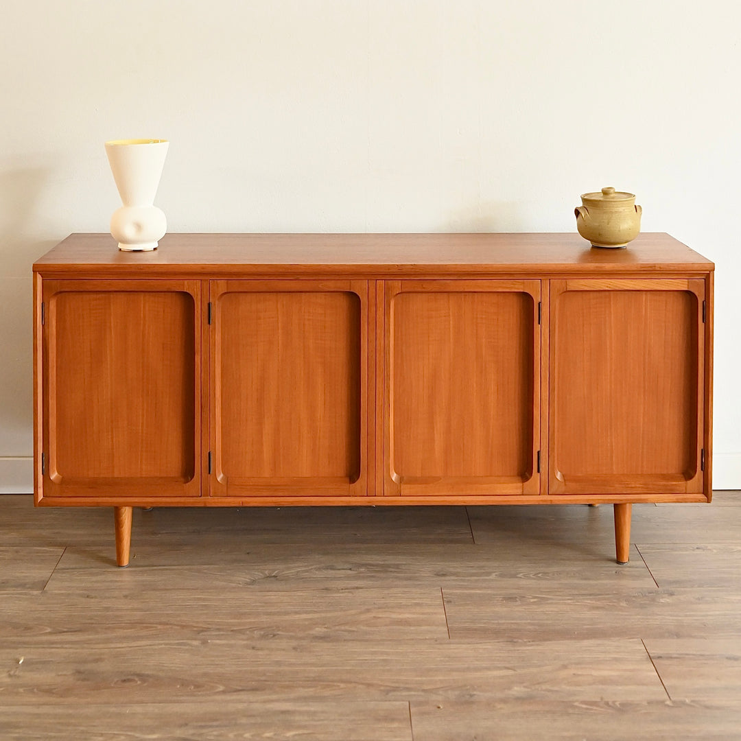 Mid Century Teak Sideboard LP Record Cabinet by Chiswell