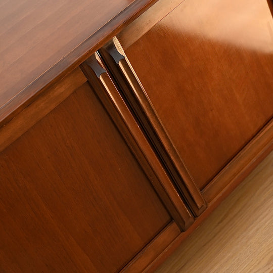 Mid Century Walnut Storage Cabinet by MobilStil Varese Italy