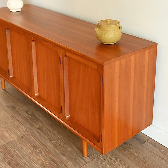 Mid Century Teak Sideboard LP Record Cabinet by Chiswell