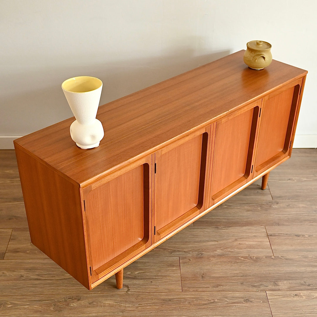 Mid Century Teak Sideboard LP Record Cabinet by Chiswell