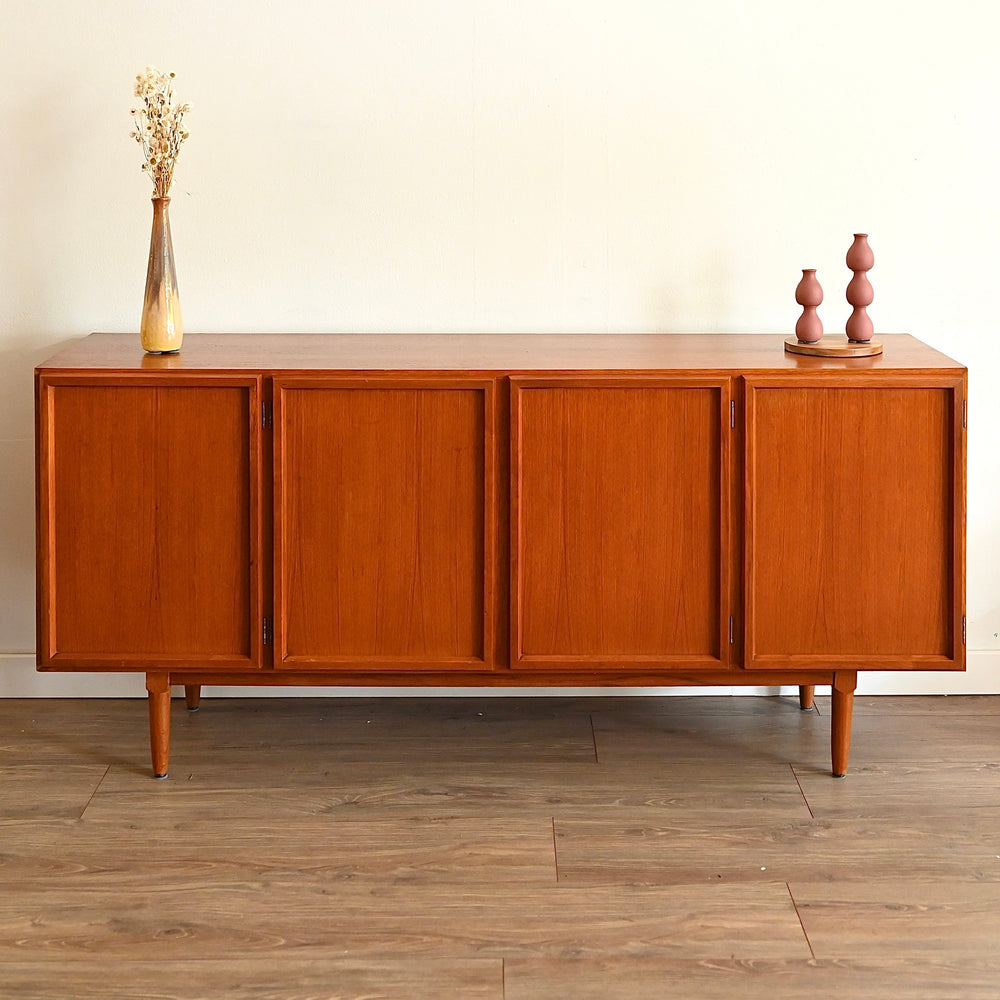 Mid Century Sideboard Buffet LP Record Cabinet by CD Furniture