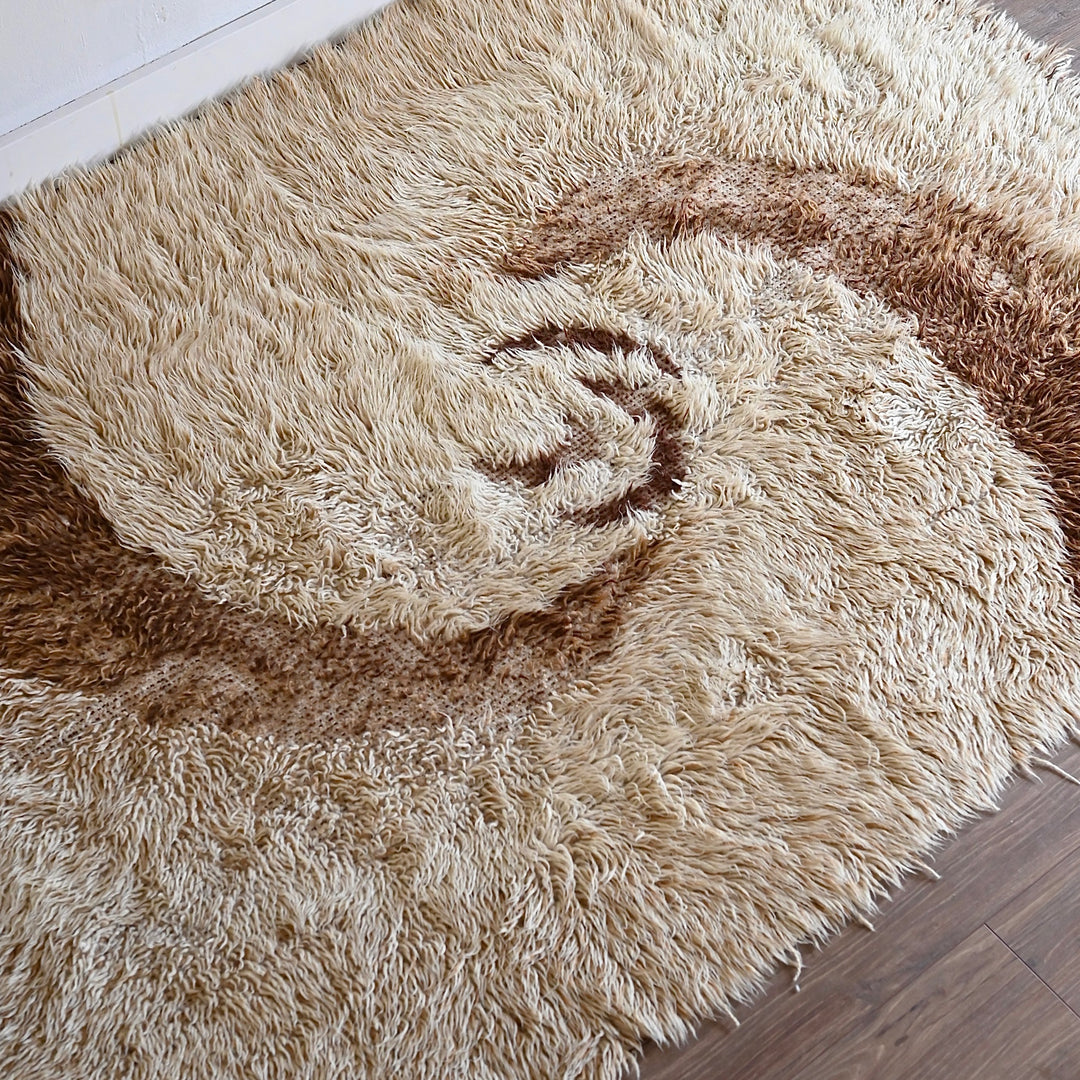 Mid Century Retro Flotaki Shag Rug
