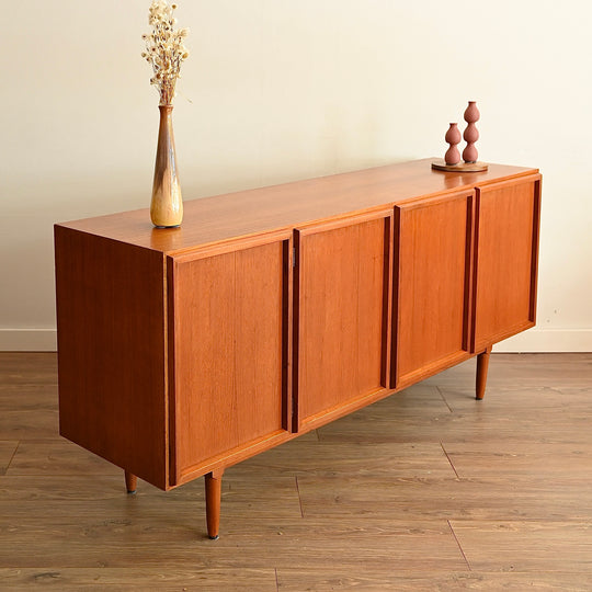 Mid Century Sideboard Buffet LP Record Cabinet by CD Furniture