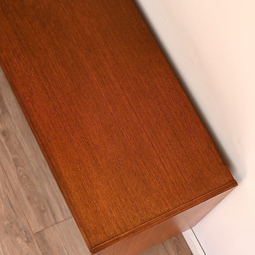 Mid Century Teak Sideboard LP Record Cabinet by Elite