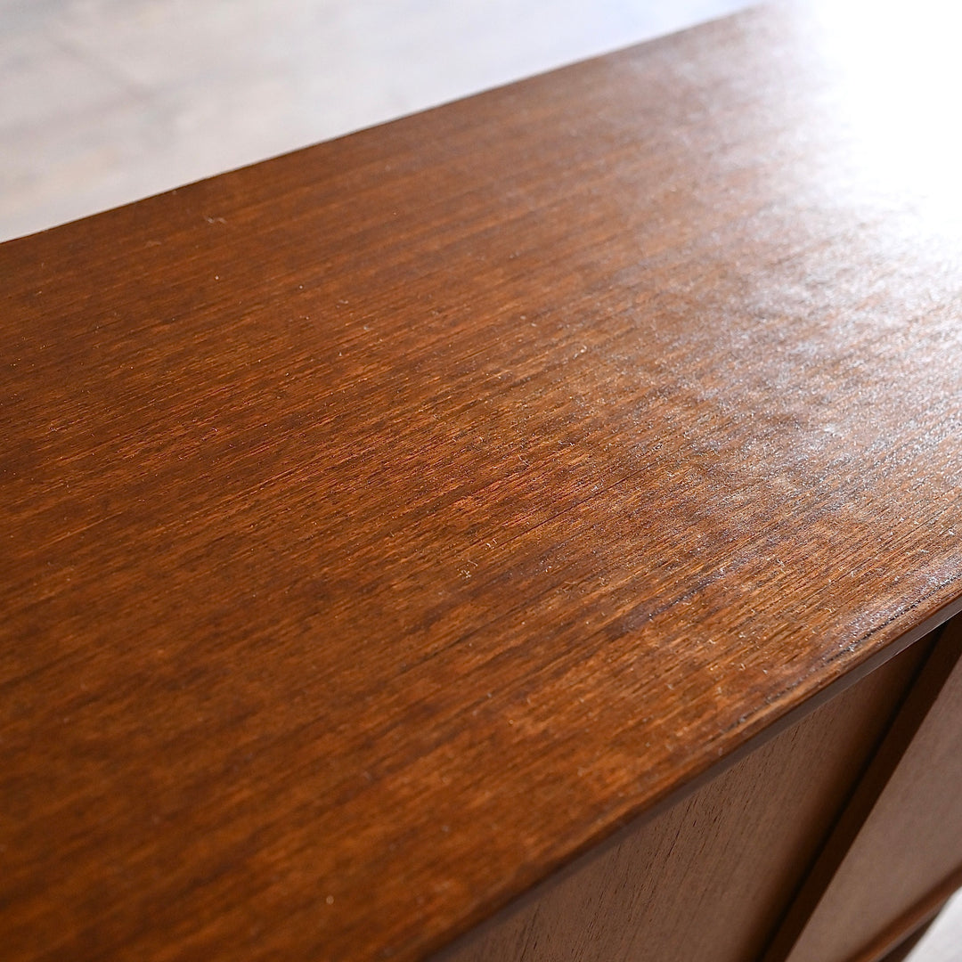 Mid Century Teak Sideboard LP Record Cabinet by Elite