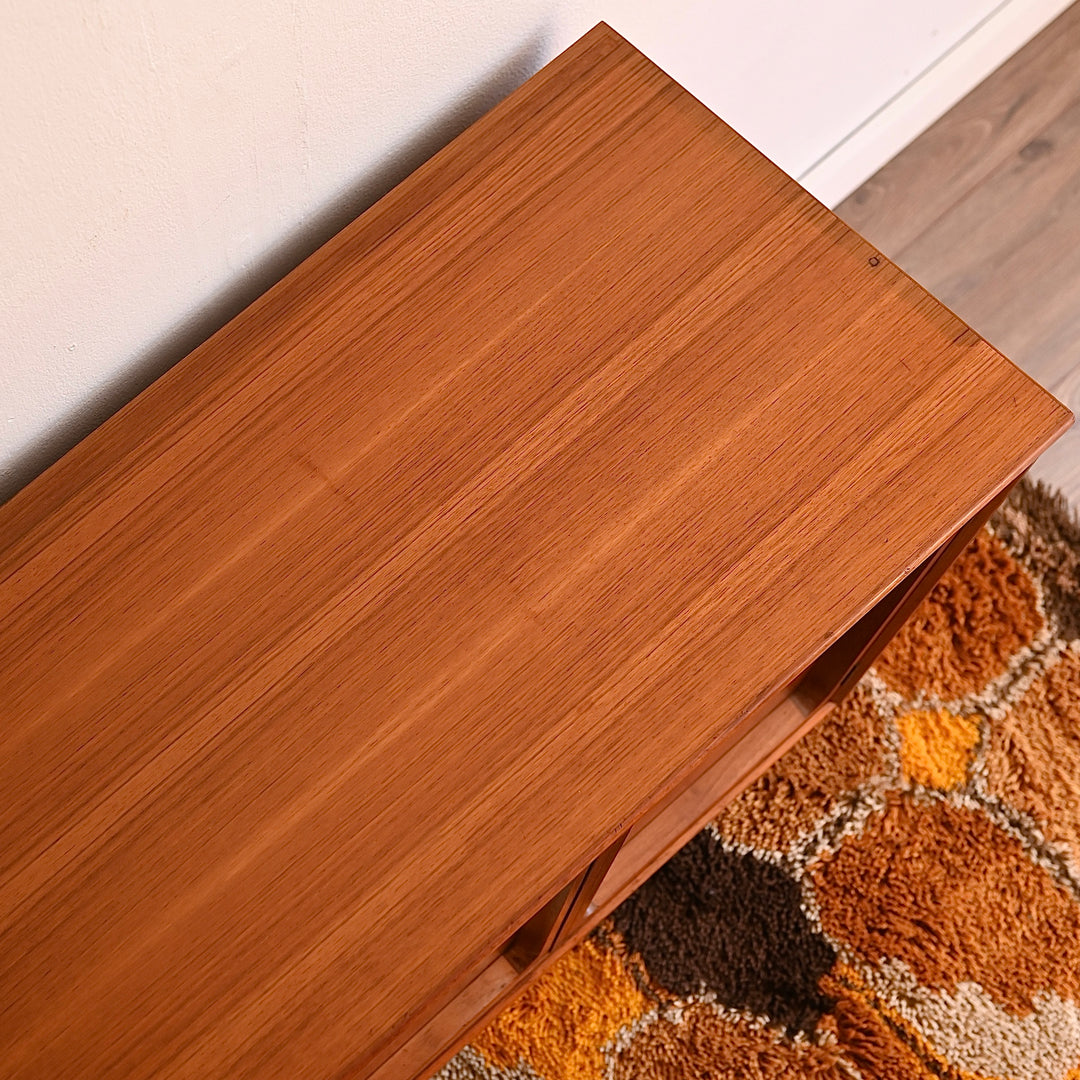 Mid Century Teak Sideboard LP Record Cabinet by Chiswell