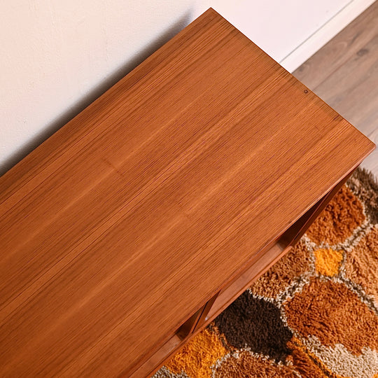 Mid Century Teak Sideboard LP Record Cabinet by Chiswell