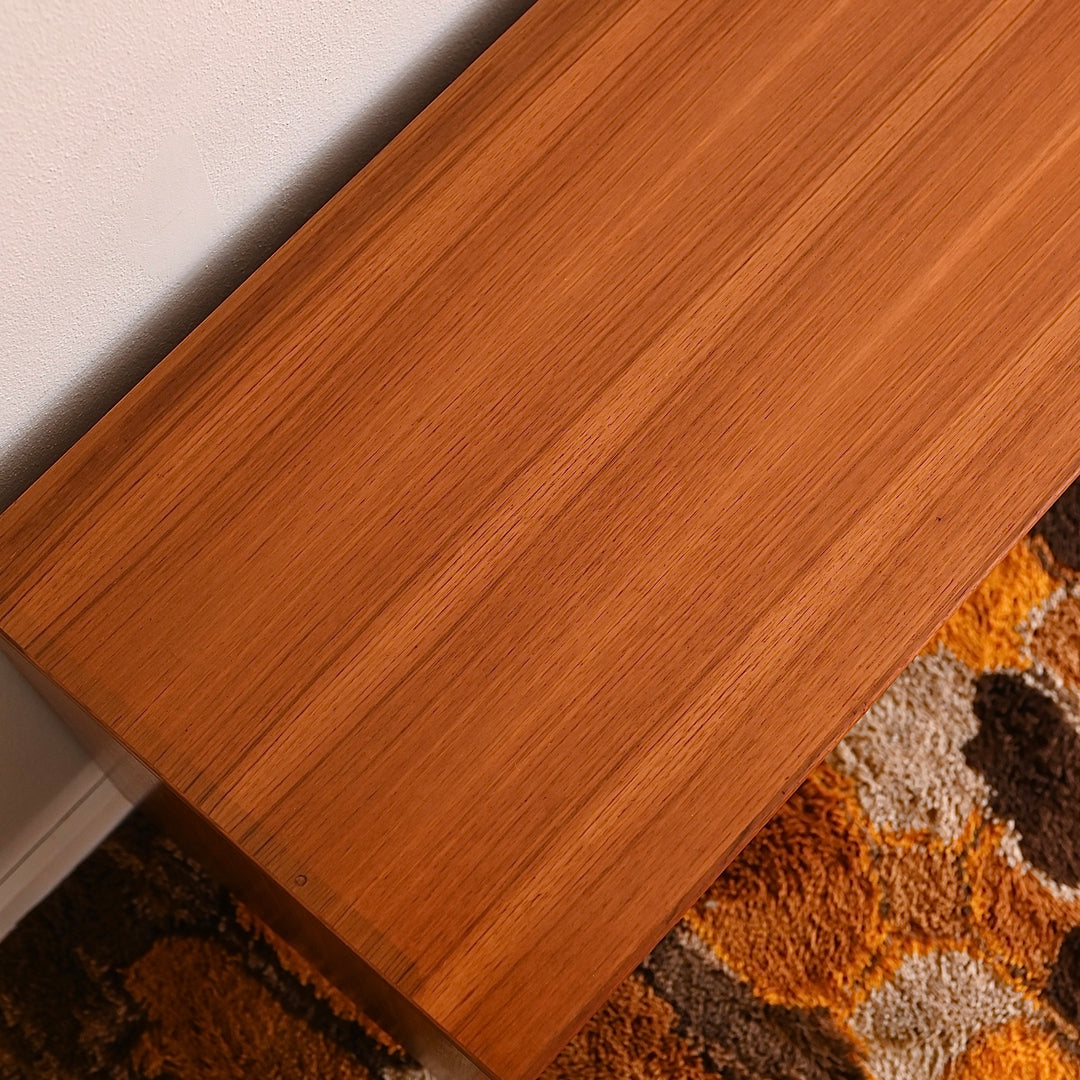 Mid Century Teak Sideboard LP Record Cabinet by Chiswell