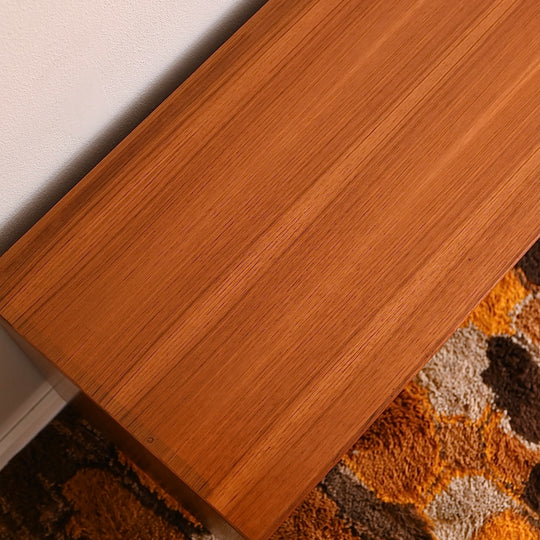 Mid Century Teak Sideboard LP Record Cabinet by Chiswell