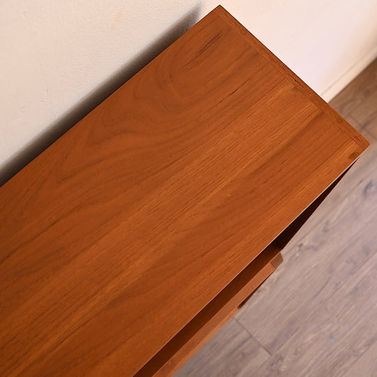 Mid Century Teak Sideboard Buffet Desk Cabinet by Chiswell