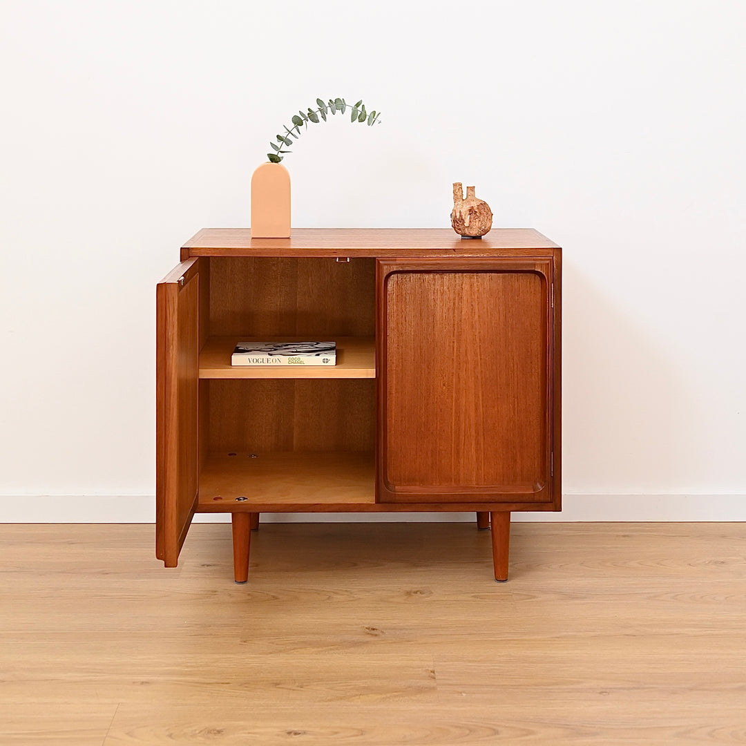 Mid Century Teak Sideboard LP Record Cabinet by Chiswell