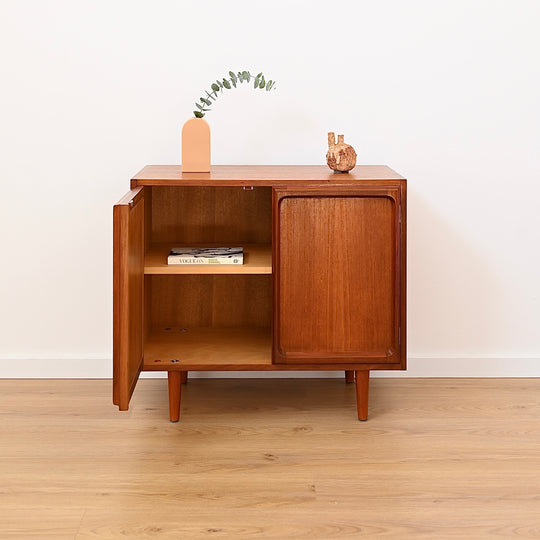 Mid Century Teak Sideboard LP Record Cabinet by Chiswell