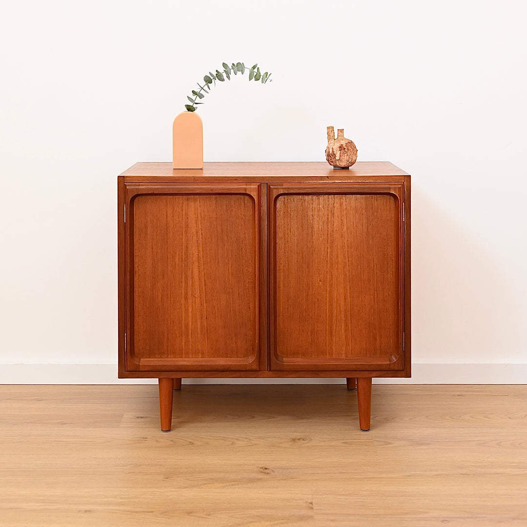 Mid Century Teak Sideboard LP Record Cabinet by Chiswell