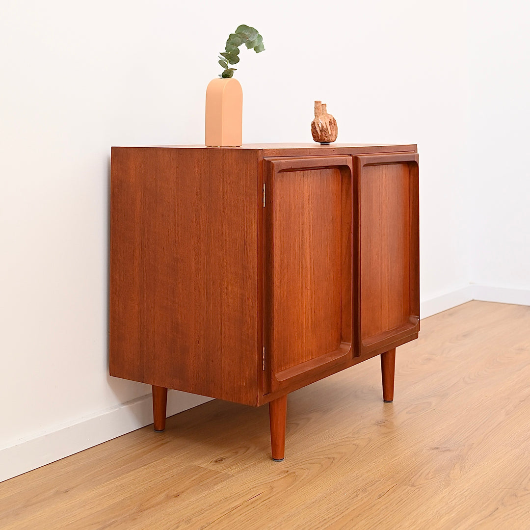 Mid Century Teak Sideboard LP Record Cabinet by Chiswell