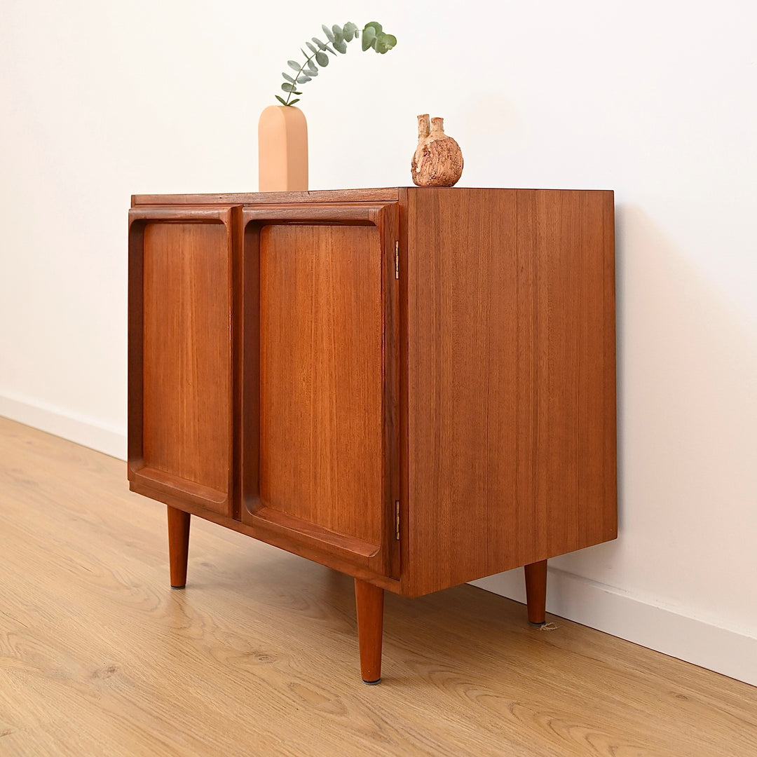 Mid Century Teak Sideboard LP Record Cabinet by Chiswell
