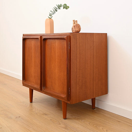 Mid Century Teak Sideboard LP Record Cabinet by Chiswell