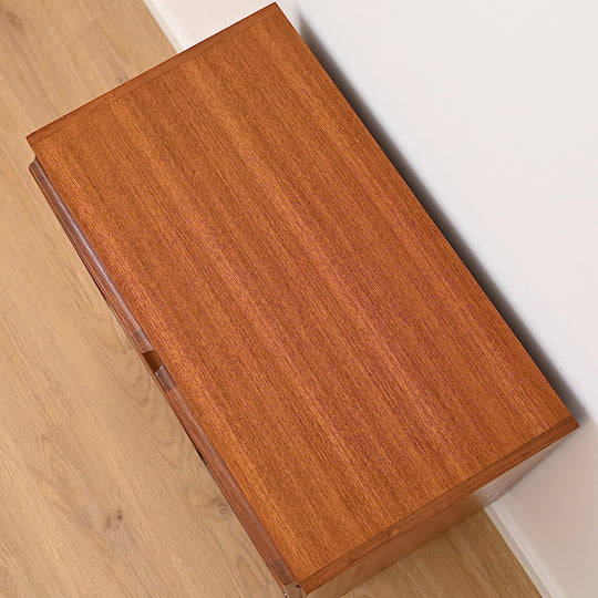 Mid Century Teak Sideboard LP Record Cabinet by Chiswell