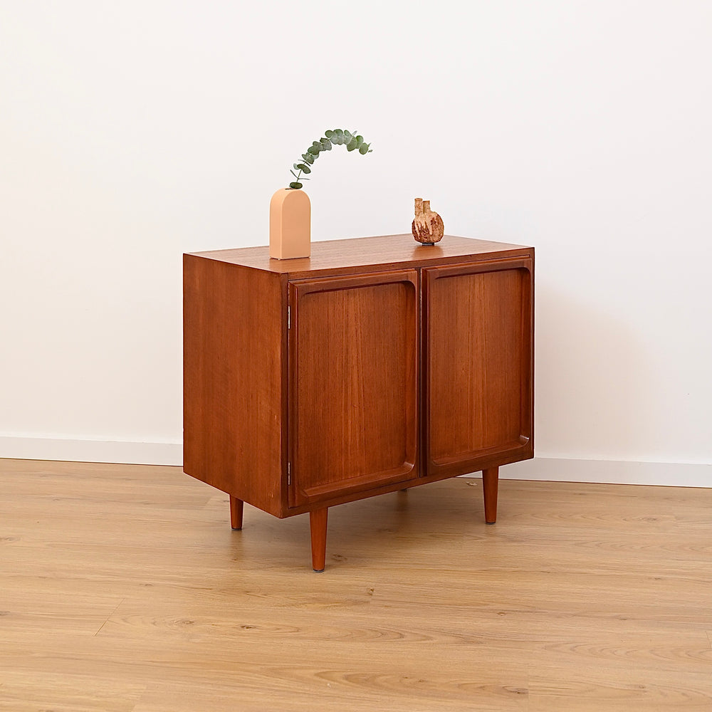 Mid Century Teak Sideboard LP Record Cabinet by Chiswell