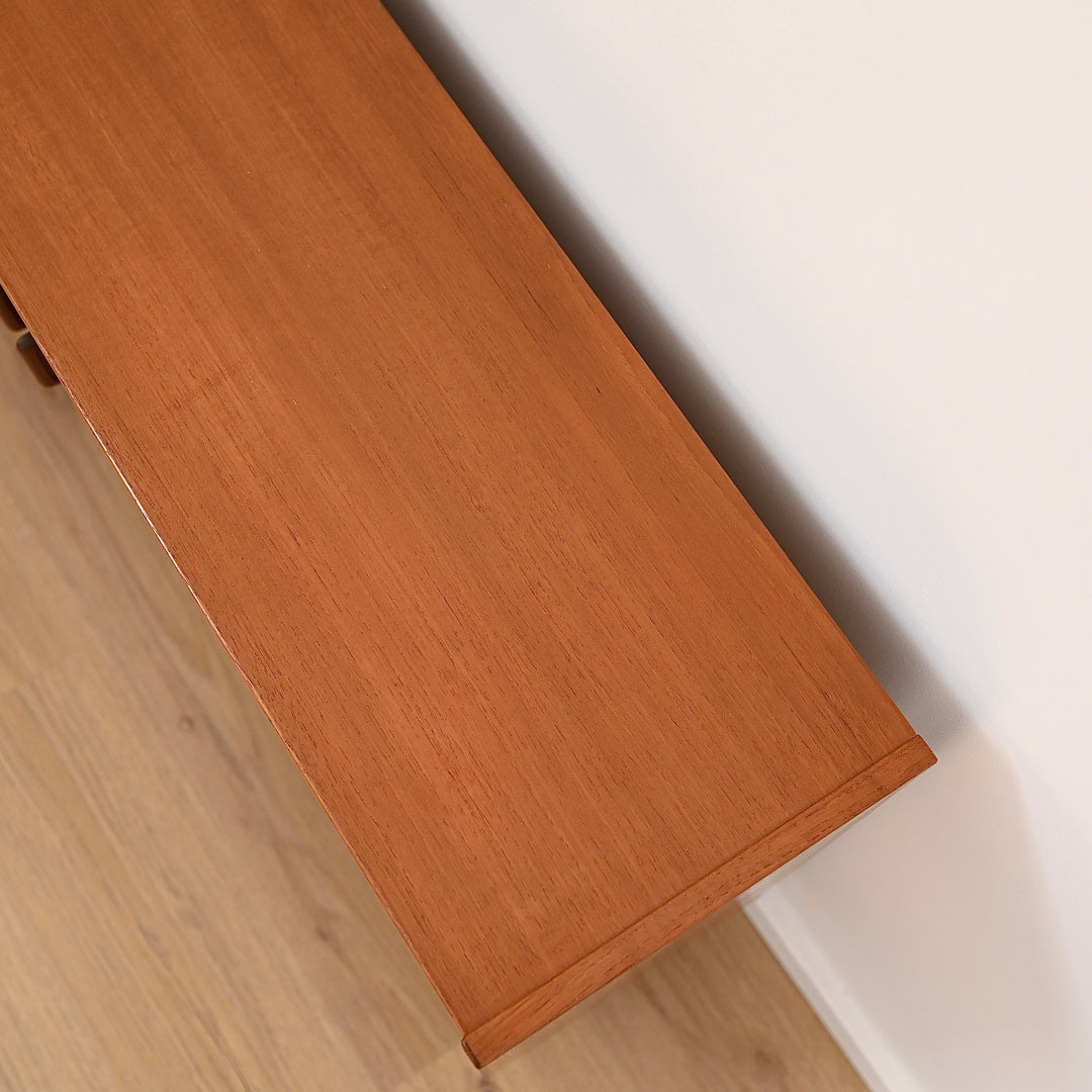 Parker Teak Wall Unit Display Small Cabinet Hutch