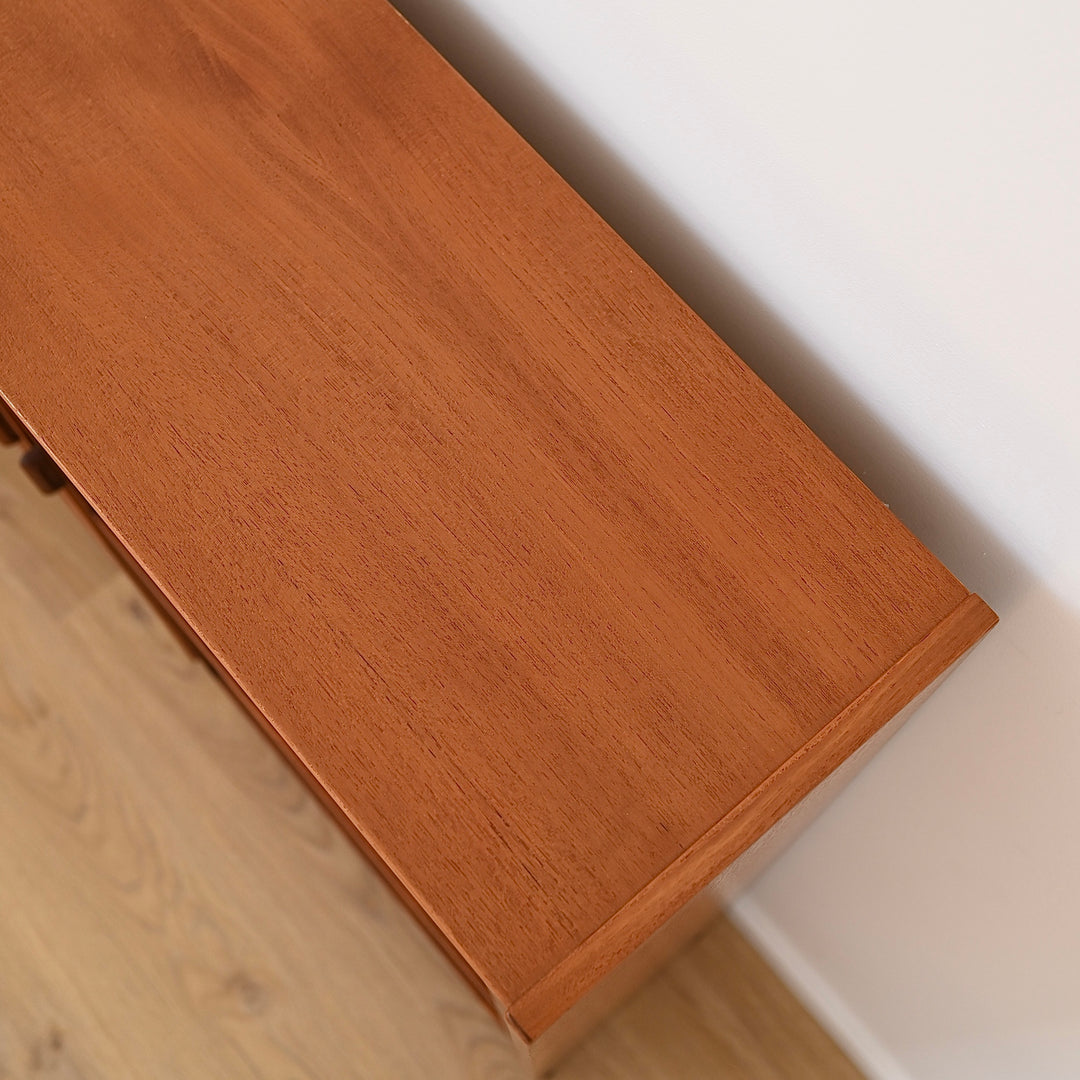Parker Teak Wall Unit Display Small Cabinet Hutch