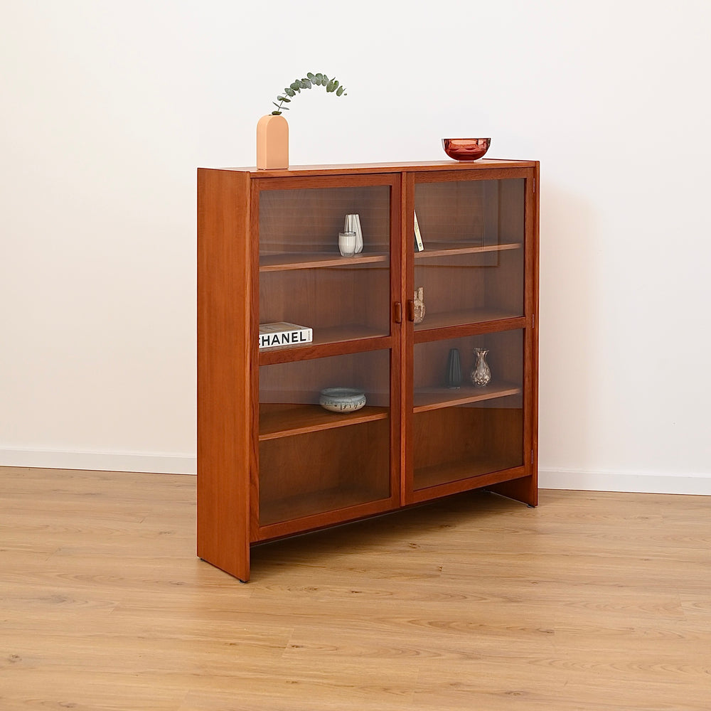 Parker Teak Wall Unit Display Small Cabinet Hutch