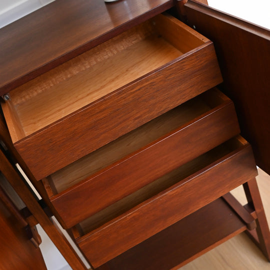 Modular Jarrah wall unit, designed by Charles Catt for Catt furniture circa 1970s
