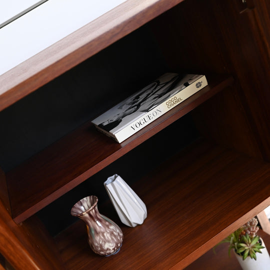Modular Jarrah wall unit, designed by Charles Catt for Catt furniture circa 1970s