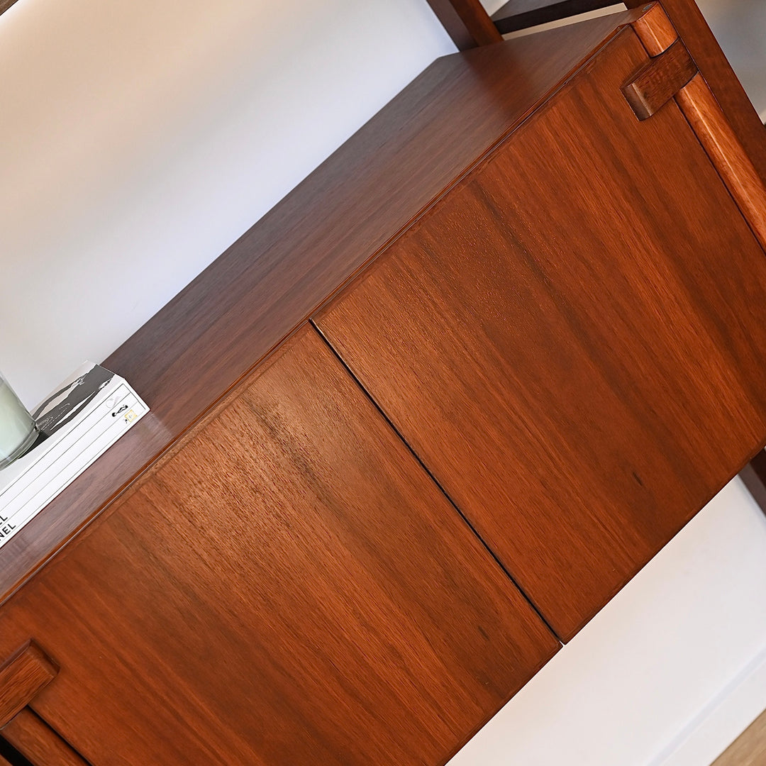 Modular Jarrah wall unit, designed by Charles Catt for Catt furniture circa 1970s