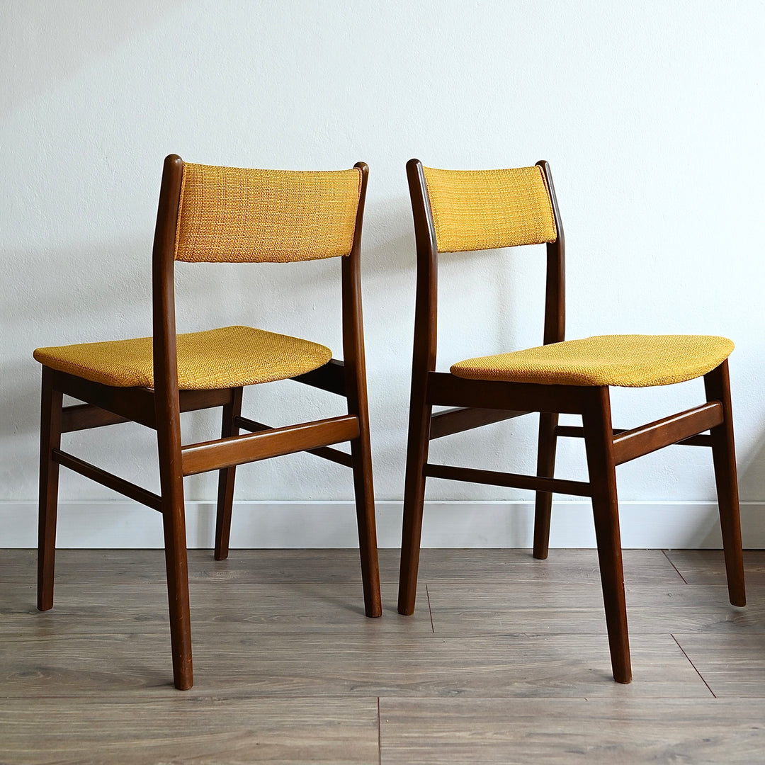 6 x Danish Mid Century Timber Dining Chairs made by Sax Denmark