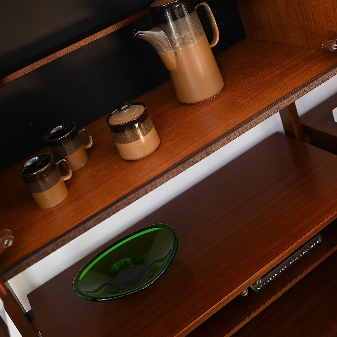 Modular Jarrah wall unit, designed by Charles Catt for Catt furniture circa 1970s
