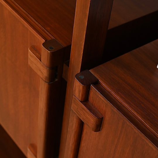 Modular Jarrah wall unit, designed by Charles Catt for Catt furniture circa 1970s