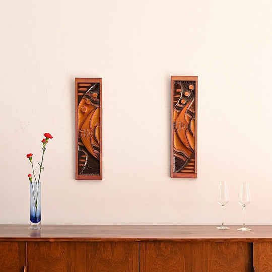 Copper Art Fish Pair by Tony Batten