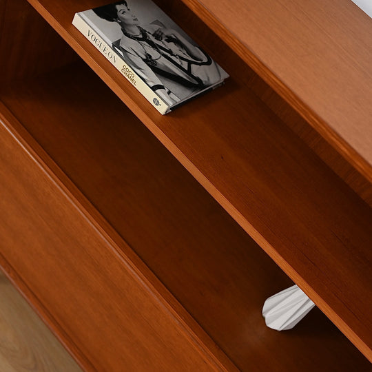 Parker Teak Mid Century Bookshelf Bar Wall Unit Bookcase
