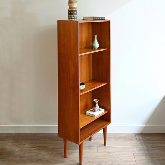 Parker Teak Mid Century Sideboard Bookshelf Bookcase Cabinet