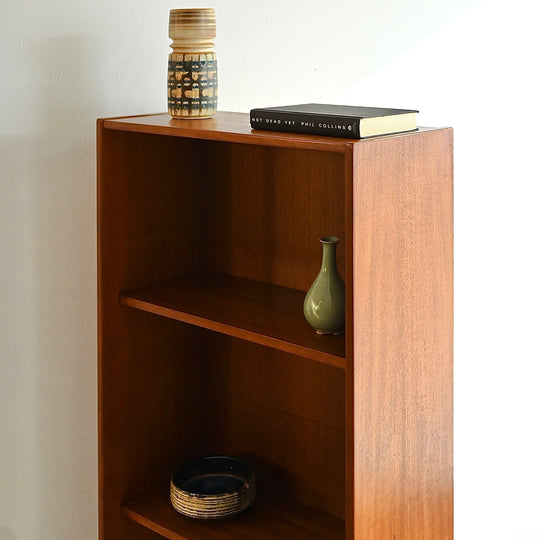 Parker Teak Mid Century Sideboard Bookshelf Bookcase Cabinet